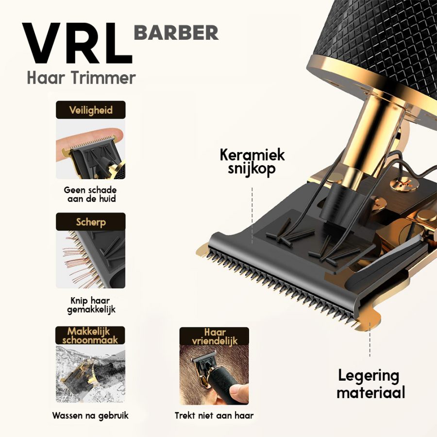 VRL Hair Trimmer Black 2