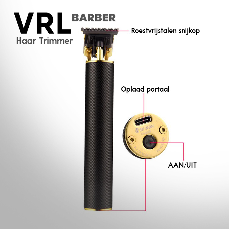 VRL Hair Trimmer Black 5