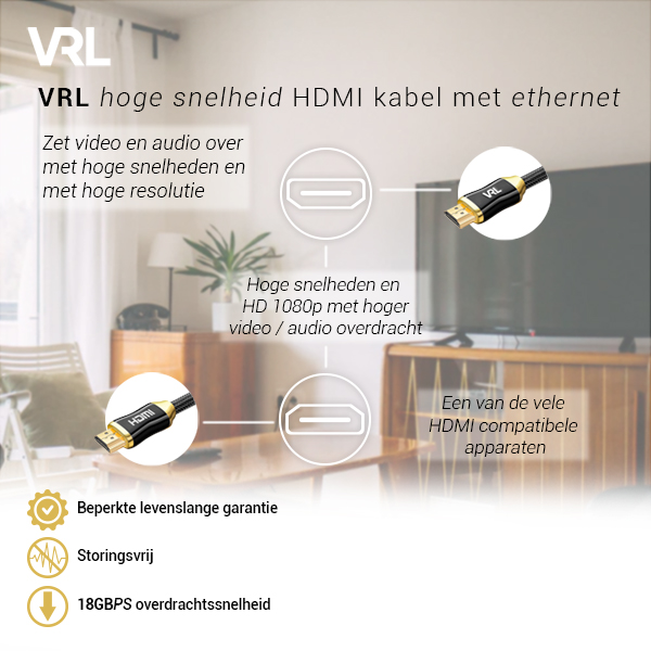 VRL HDMI Cable 10